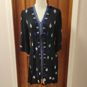 Free People Stargazer Embroidered Dress